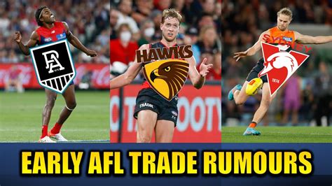 latest afl trade rumours